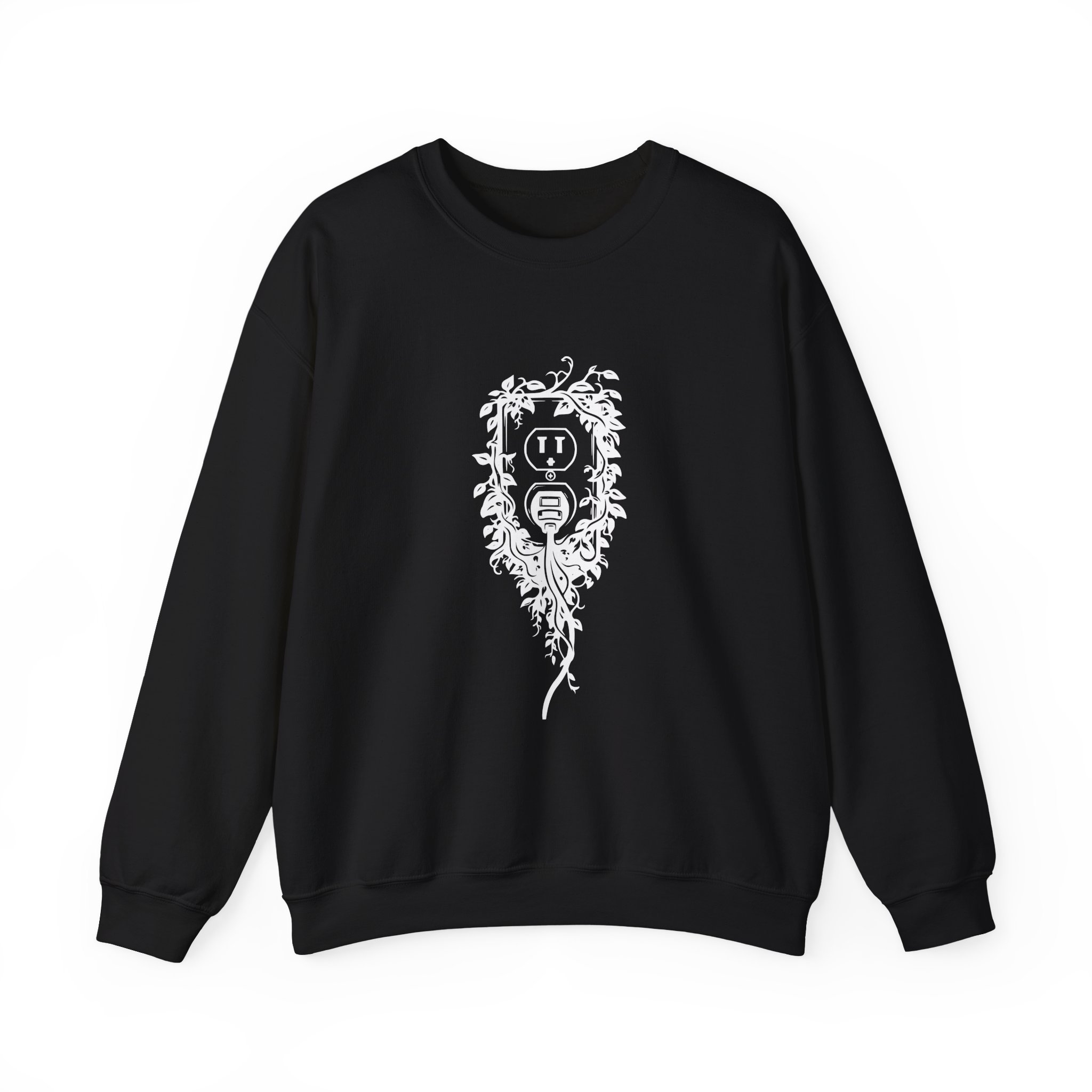 Nature Plug Sweatshirt – Soft Fleece Unisex Crewneck, Nature Inspired Graphic Cozy Pullover 7 Nature Plug Sweatshirt – Soft Fleece Unisex Crewneck, Nature Inspired Graphic Cozy Pullover - Image 6