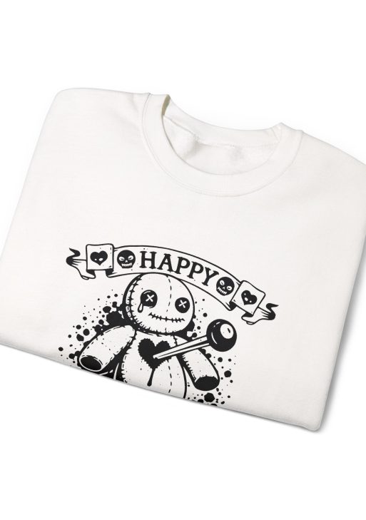 Happy Valentine Doll Sweatshirt – Cute Valentine’s Day February 14 Gift, Romantic Love-Themed Unisex Crewneck