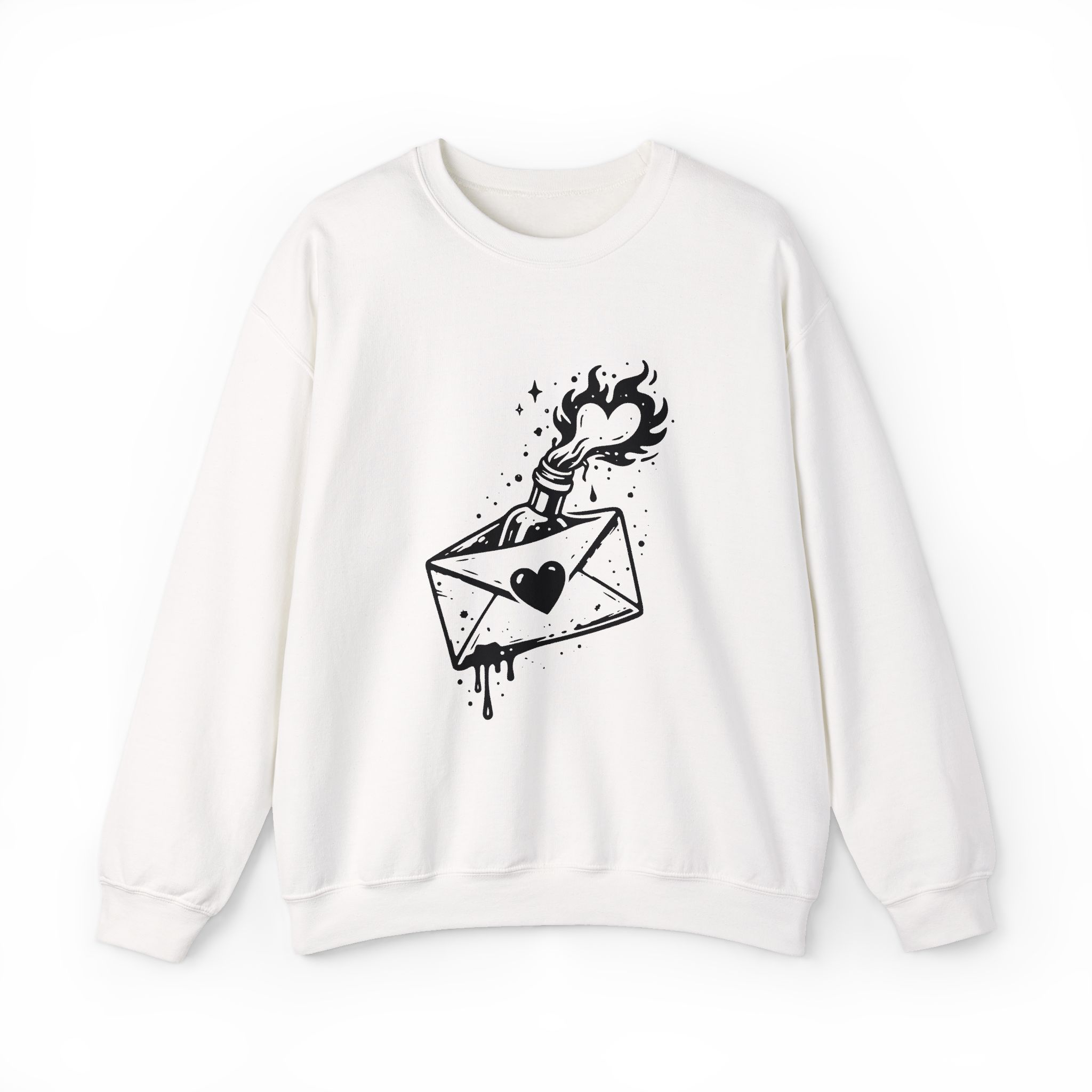 Love Letter Valentine’s Day Sweatshirt – Romantic February 14 Love Note Design, Cute Unisex Crewneck Gift