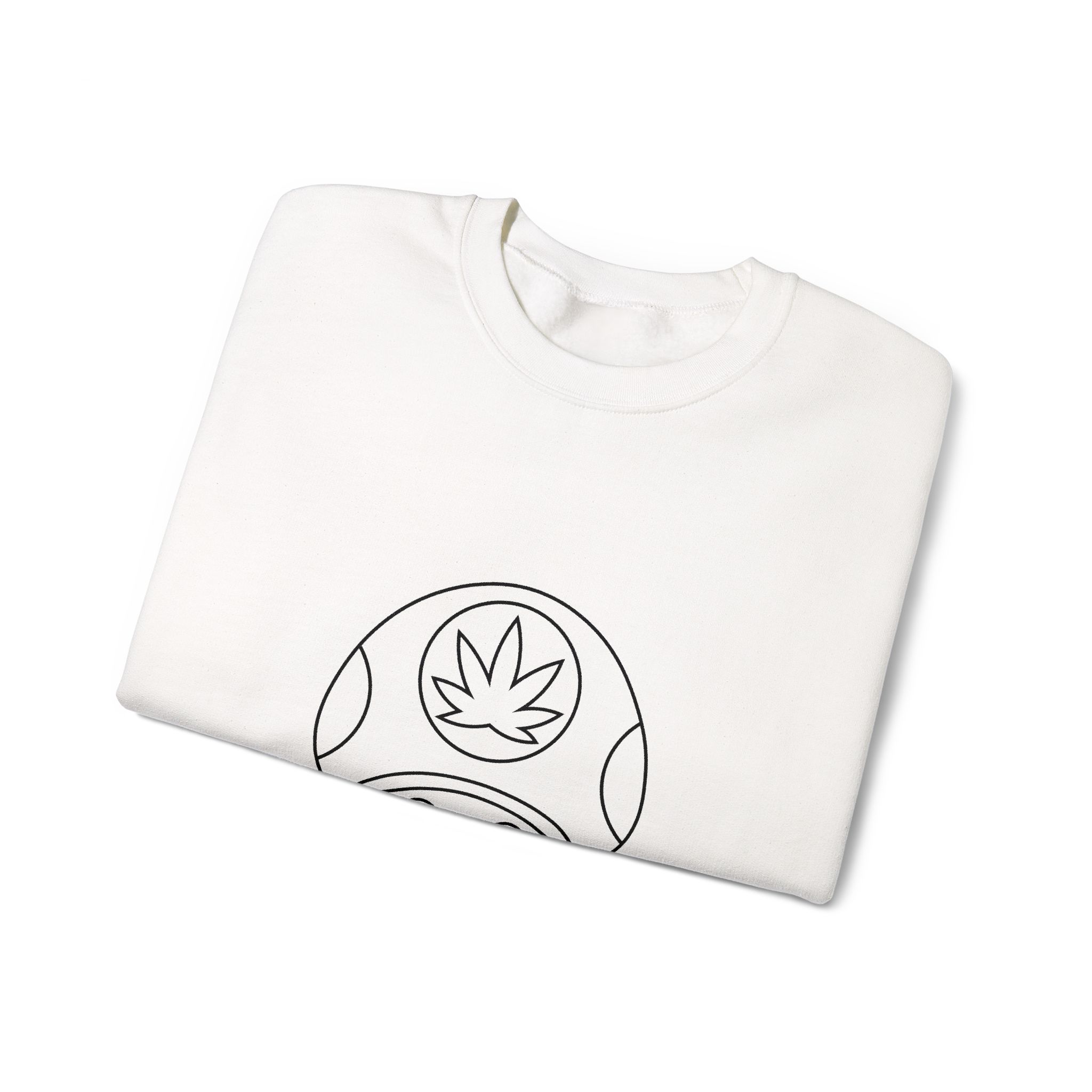 Mushroom High Graphic Sweatshirt – Soft Fleece Crewneck, Psychedelic Trippy Unisex Pullover 2 Mushroom High Graphic Sweatshirt – Soft Fleece Crewneck, Psychedelic Trippy Unisex Pullover - Image 1