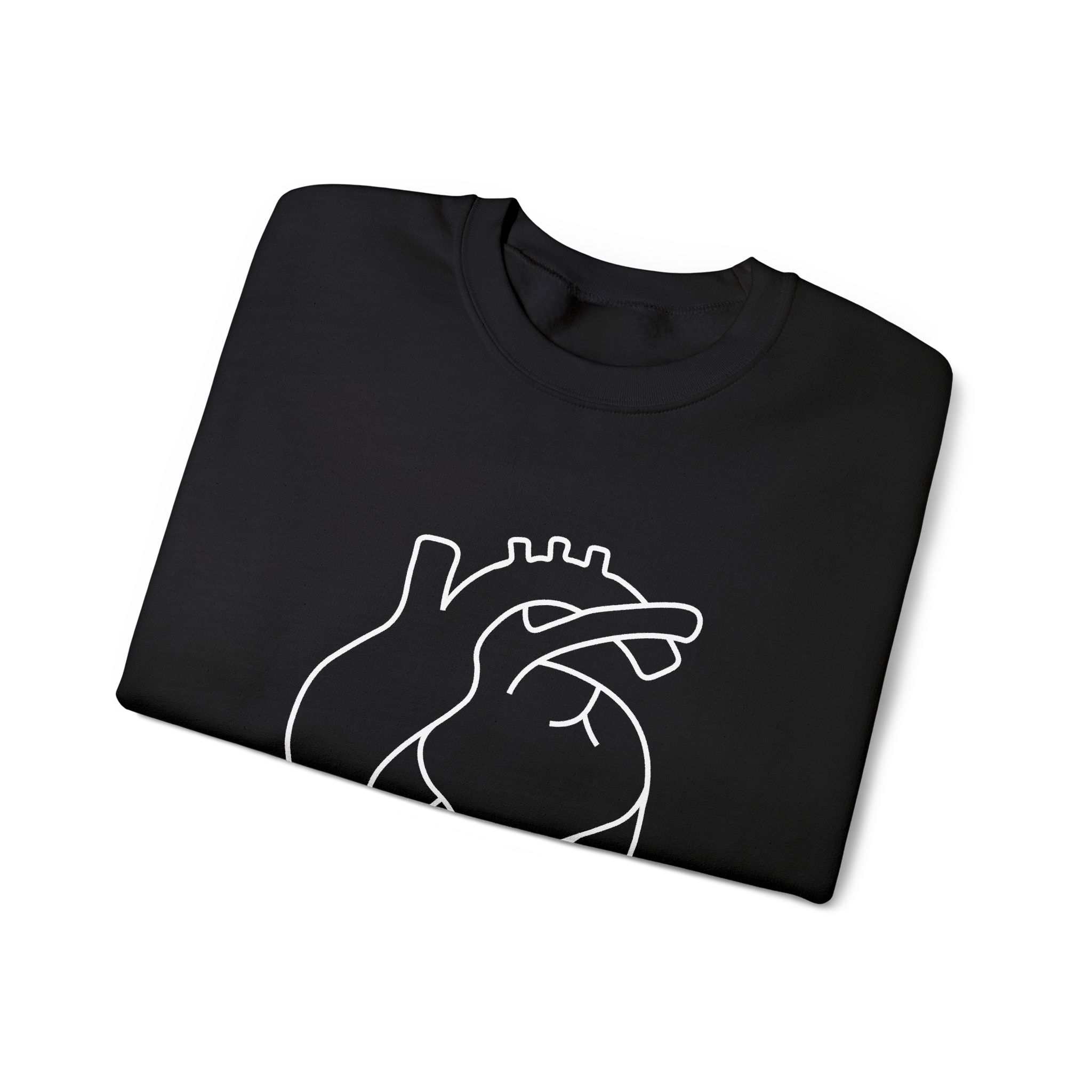 Heart Graphic Sweatshirt – Soft Fleece Love Design Crewneck, Minimal Unisex Pullover 8 Heart Graphic Sweatshirt – Soft Fleece Love Design Crewneck, Minimal Unisex Pullover - Image 7