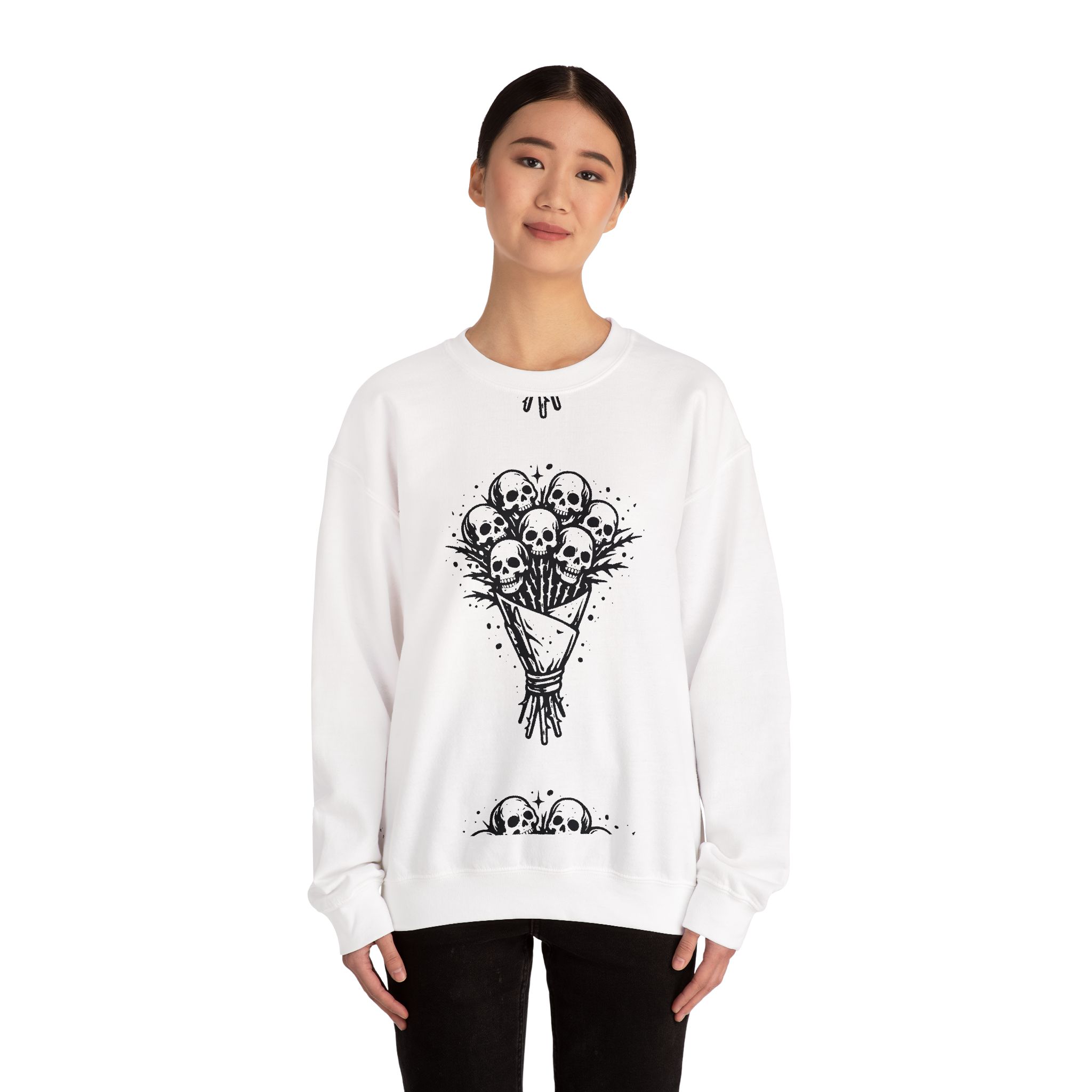 Love Bouquet Valentine’s Day Sweatshirt – Romantic Floral Love Design, February 14 Gift for Couples Unisex Crewneck 3 Love Bouquet Valentine’s Day Sweatshirt – Romantic Floral Love Design, February 14 Gift for Couples Unisex Crewneck - Image 2