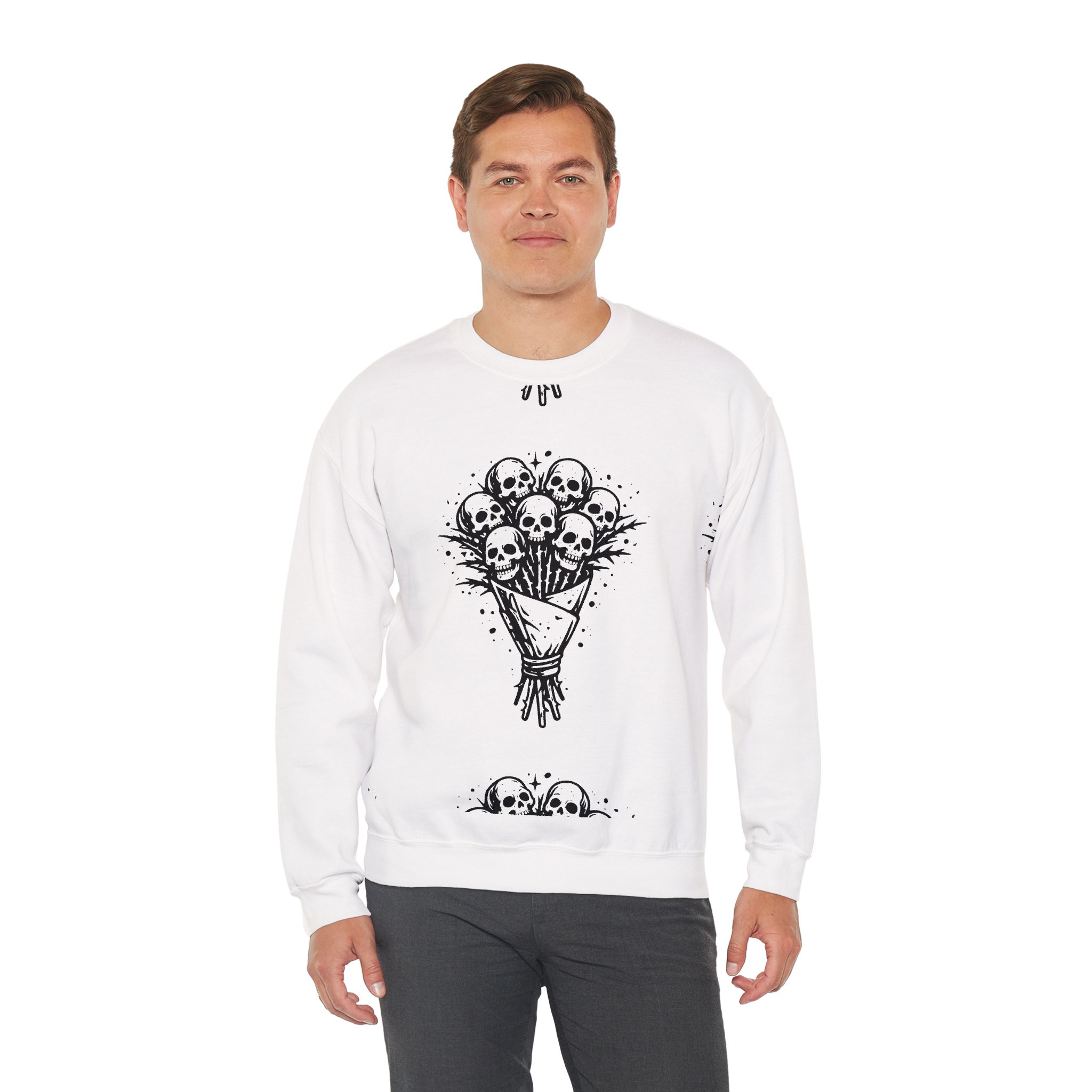 Love Bouquet Valentine’s Day Sweatshirt – Romantic Floral Love Design, February 14 Gift for Couples Unisex Crewneck 4 Love Bouquet Valentine’s Day Sweatshirt – Romantic Floral Love Design, February 14 Gift for Couples Unisex Crewneck - Image 3