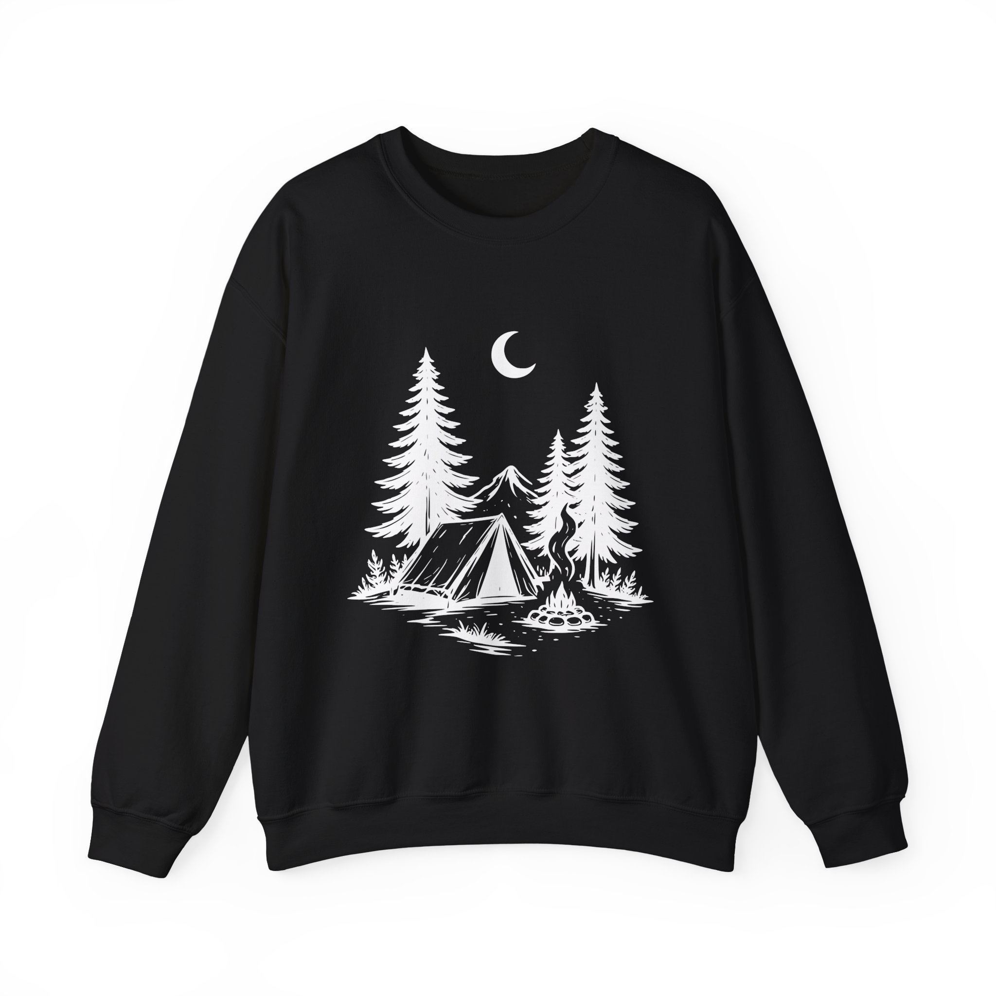 Nature Camp Sweatshirt – Soft Fleece Unisex Crewneck, Outdoor Camping Nature Graphic Pullover 7 Nature Camp Sweatshirt – Soft Fleece Unisex Crewneck, Outdoor Camping Nature Graphic Pullover - Image 6