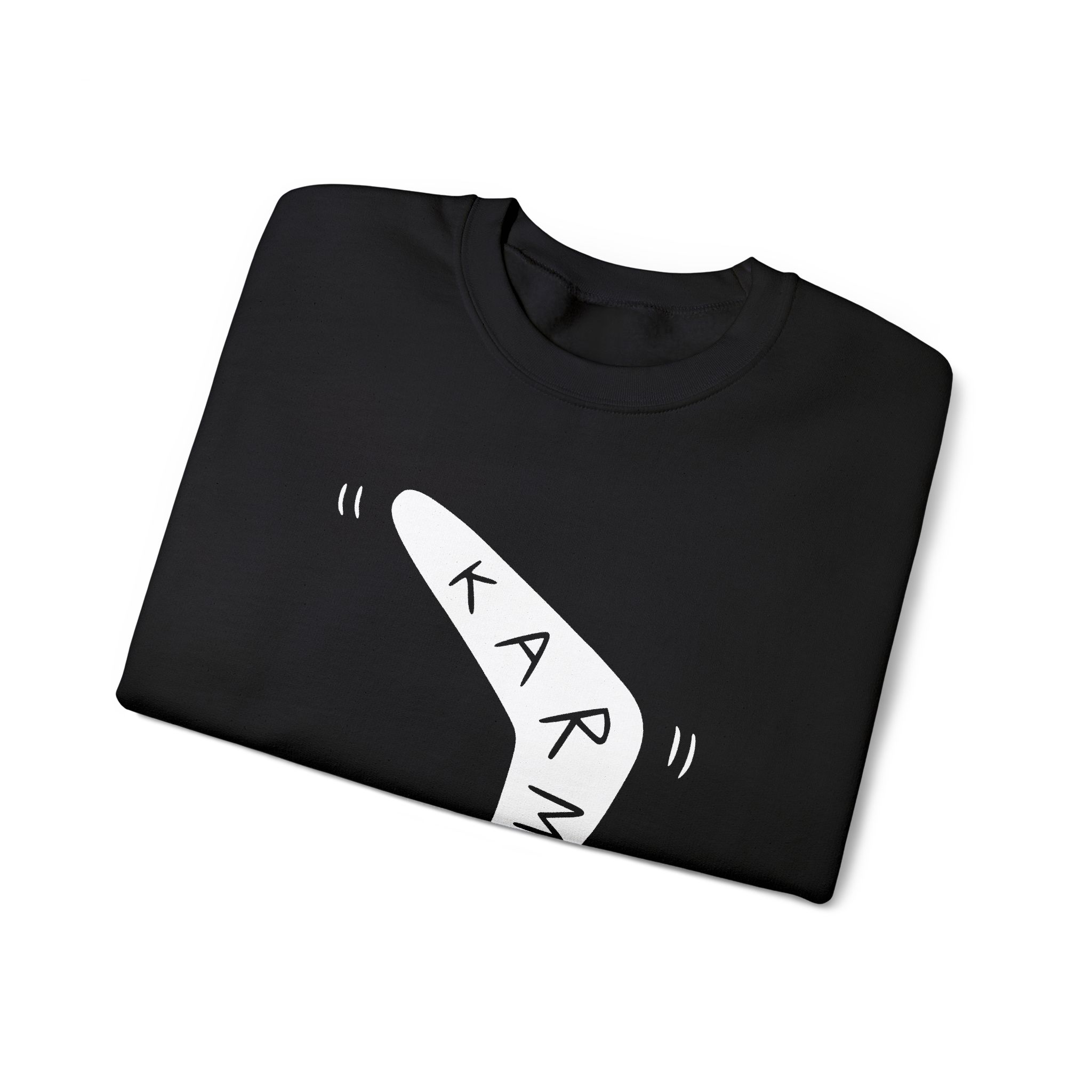 Karma Boomerang Sweatshirt – Soft Fleece Graphic Crewneck, What Goes Around Comes Around Unisex Pullover 8 Karma Boomerang Sweatshirt – Soft Fleece Graphic Crewneck, What Goes Around Comes Around Unisex Pullover - Image 7