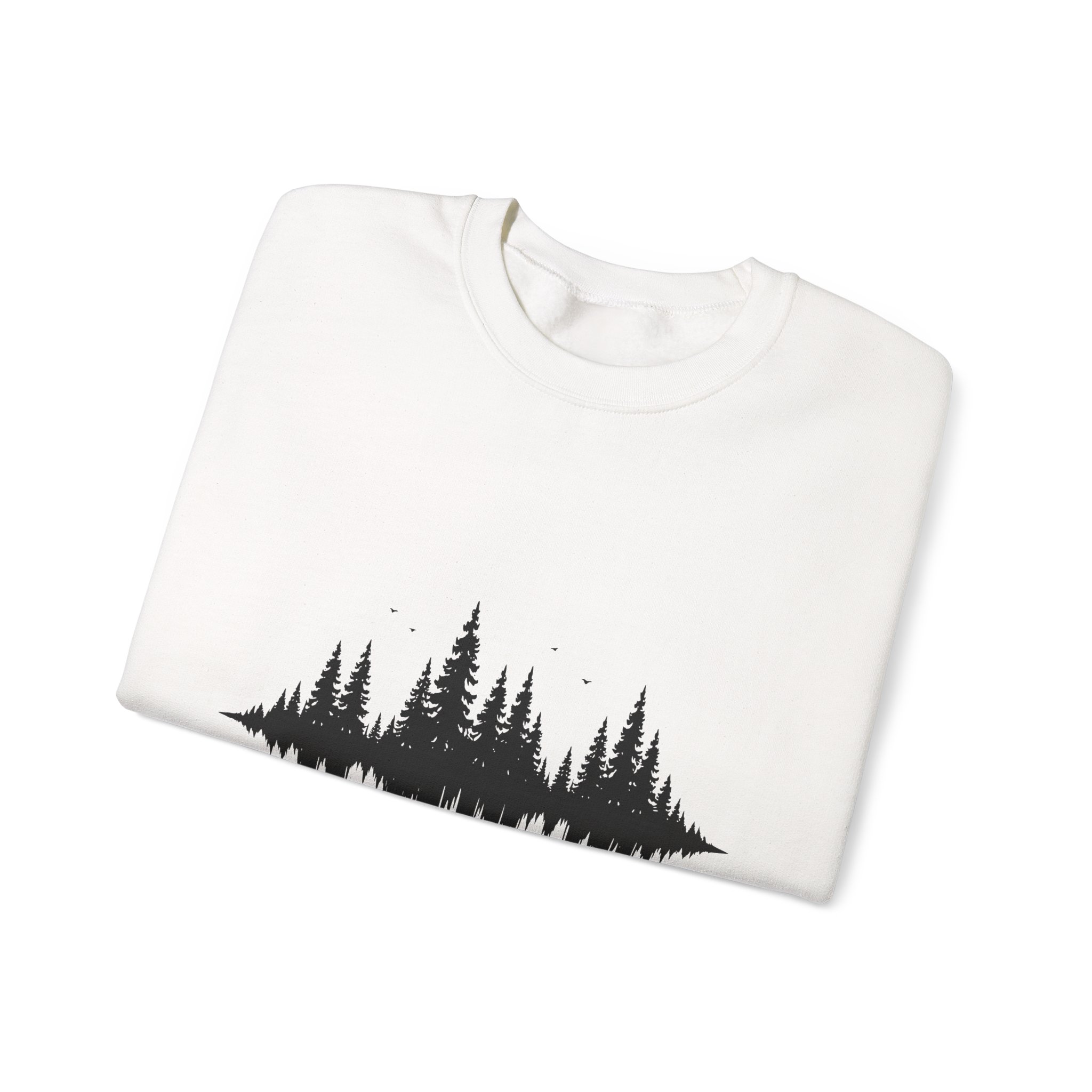 Nature Signal Sweatshirt – Soft Fleece Unisex Crewneck, Minimal Nature Graphic Cozy Pullover 2 Nature Signal Sweatshirt – Soft Fleece Unisex Crewneck, Minimal Nature Graphic Cozy Pullover - Image 1