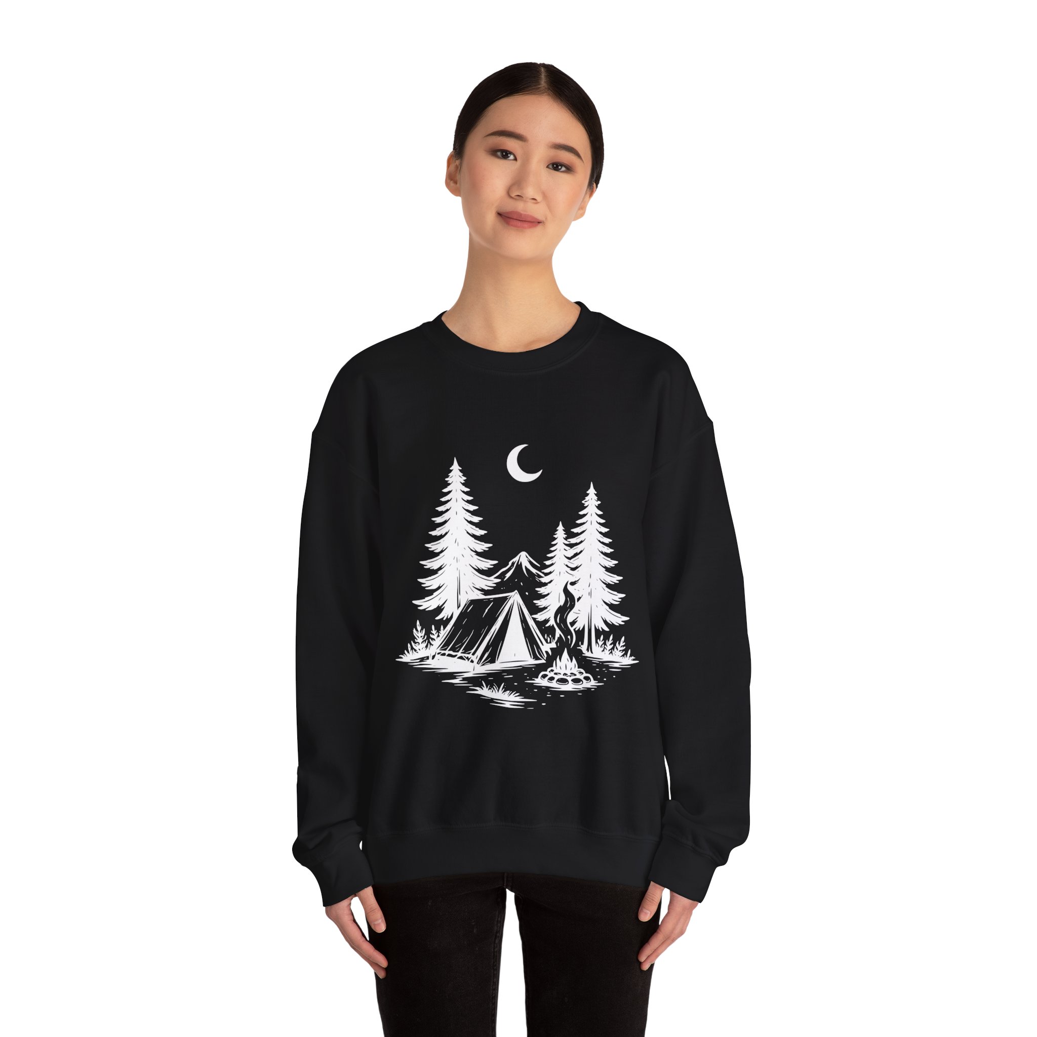Nature Camp Sweatshirt – Soft Fleece Unisex Crewneck, Outdoor Camping Nature Graphic Pullover 9 Nature Camp Sweatshirt – Soft Fleece Unisex Crewneck, Outdoor Camping Nature Graphic Pullover - Image 8