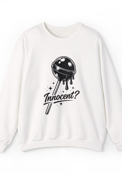 Innocent Lolli Graphic Sweatshirt – Playful Pop Art Design Soft Fleece Unisex Crewneck