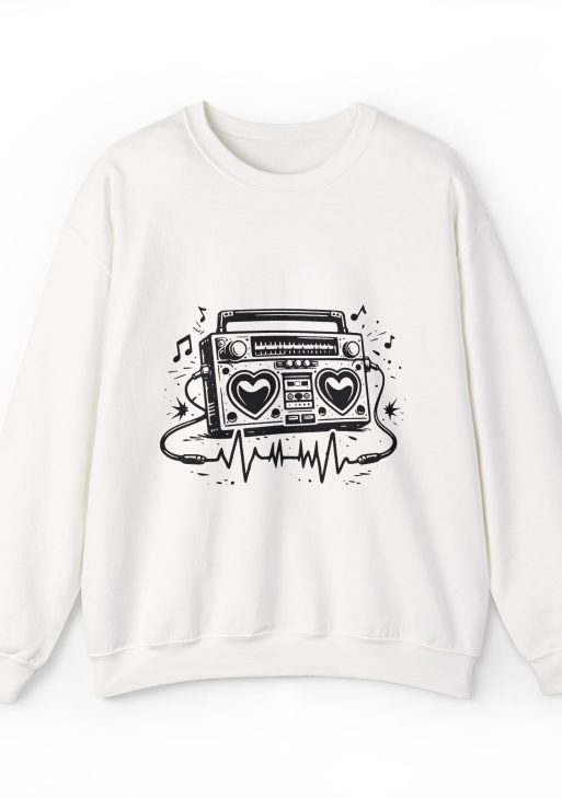 Love Box Valentine’s Day Sweatshirt – Romantic February 14 Gift for Couples, Cute Love Design Unisex Crewneck