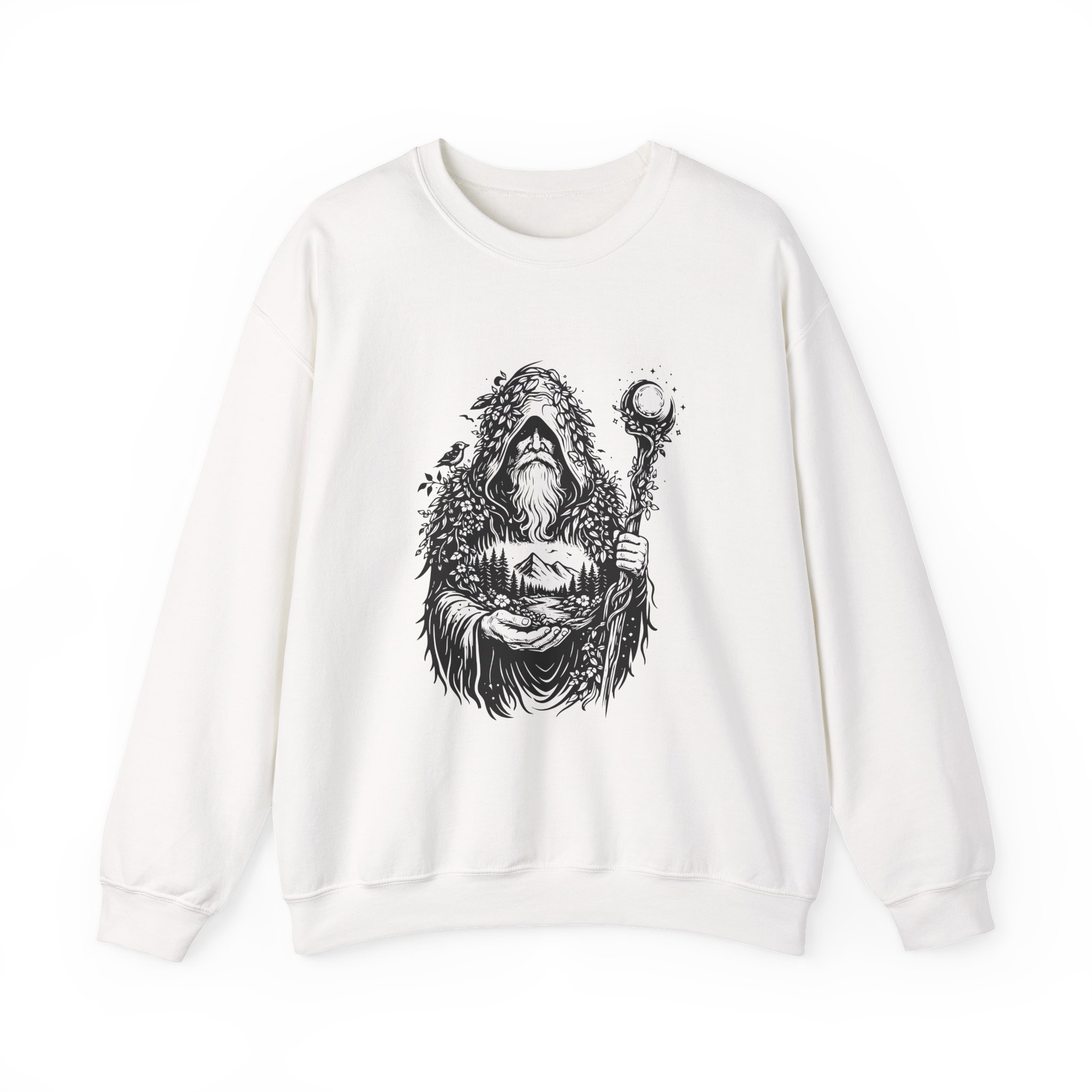 Keeper of the Nature Sweatshirt – Soft Fleece Unisex Crewneck, Nature Guardian Graphic Pullover Streetwear