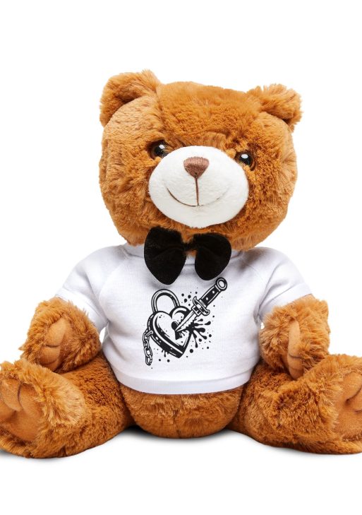 Forever Love Teddy Bear with T-Shirt – Valentine’s Day Gift Plush Bear for Couples, Romantic 14 February Love Doll