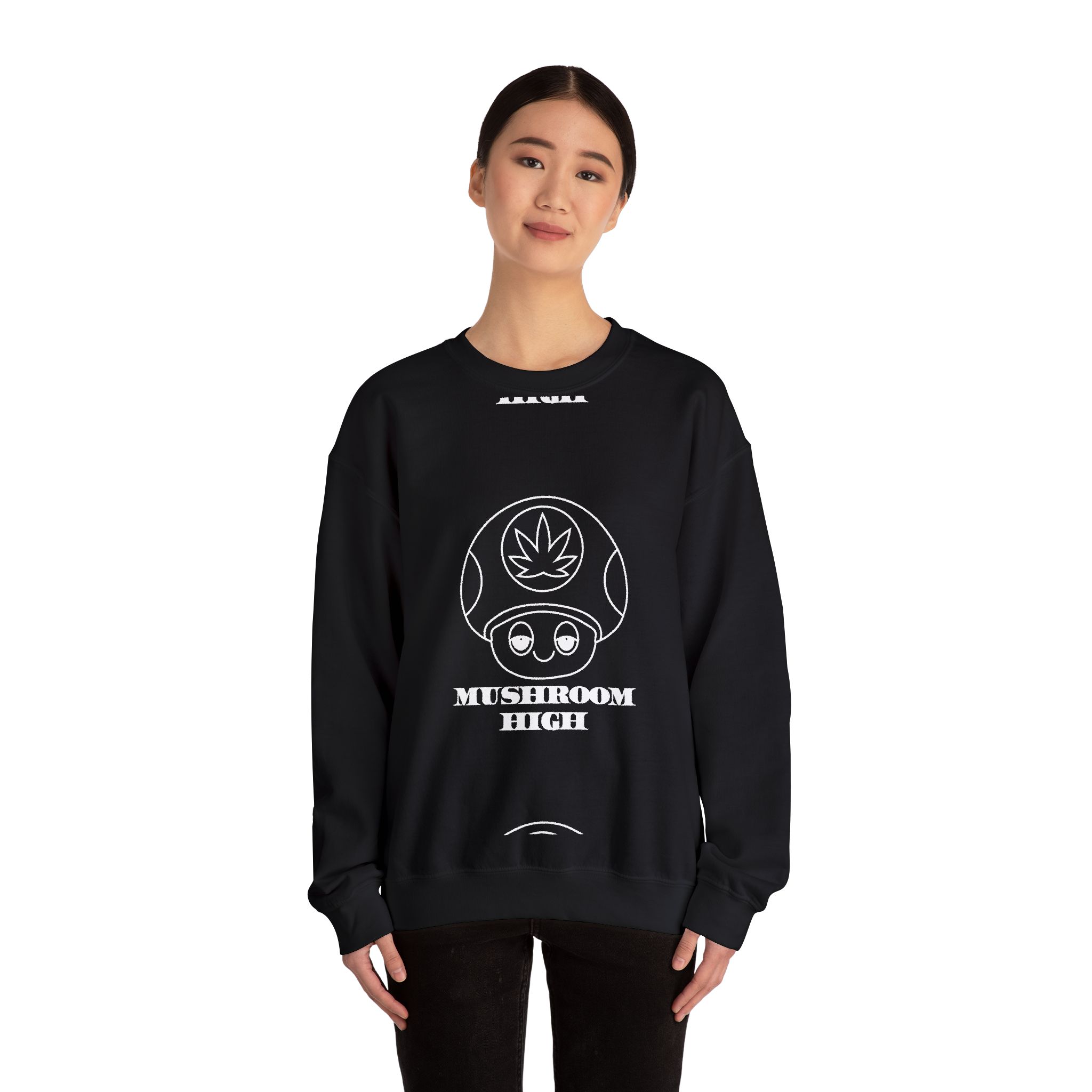 Mushroom High Graphic Sweatshirt – Soft Fleece Crewneck, Psychedelic Trippy Unisex Pullover 9 Mushroom High Graphic Sweatshirt – Soft Fleece Crewneck, Psychedelic Trippy Unisex Pullover - Image 8