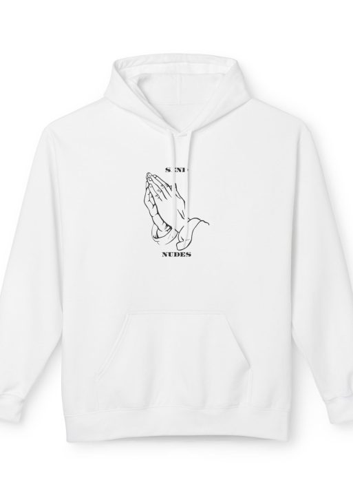 Praying Hands Meme Typography Design – Internet Humor Text Graphic, Playful Streetwear Statement Art