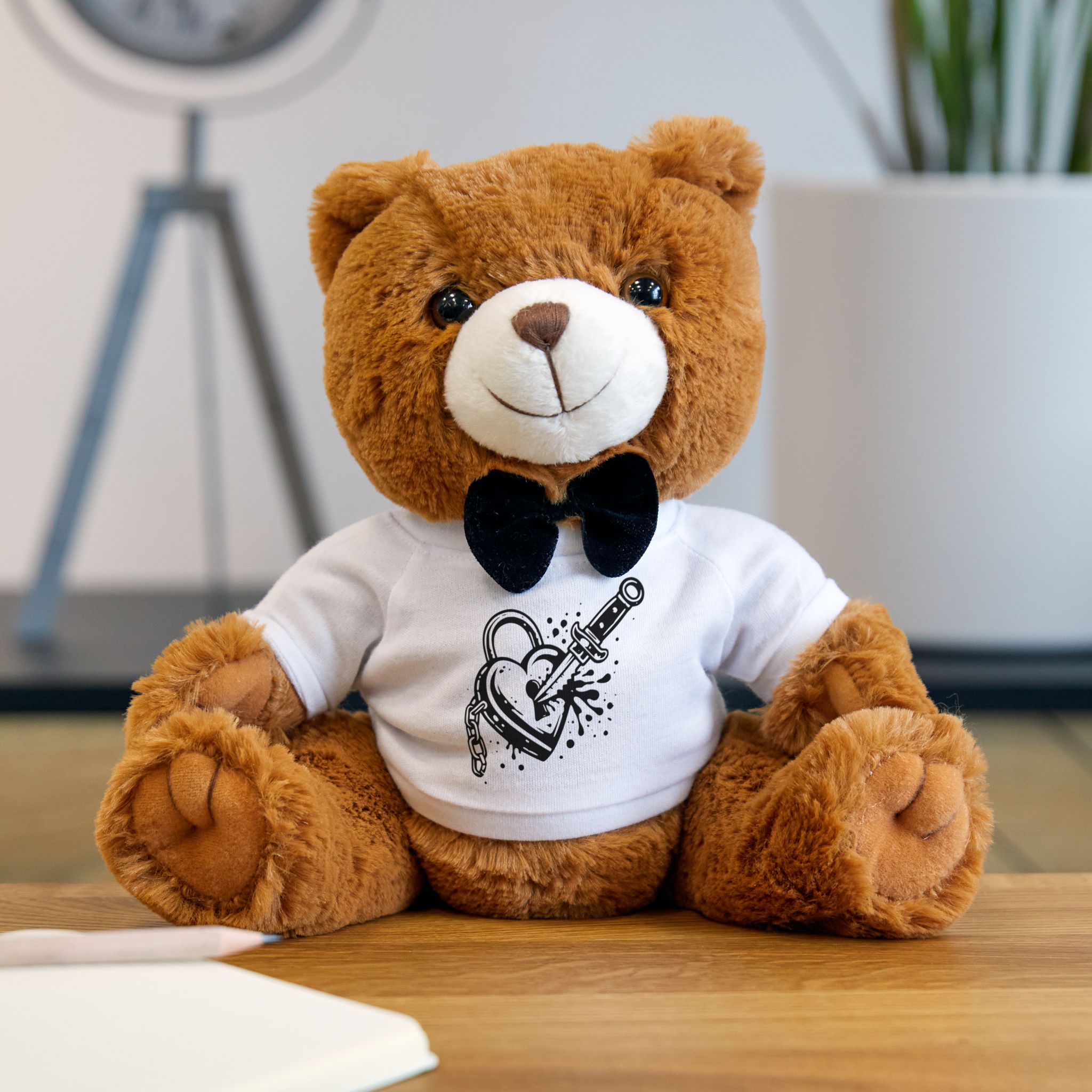 Forever Love Teddy Bear with T-Shirt – Valentine’s Day Gift Plush Bear for Couples, Romantic 14 February Love Doll