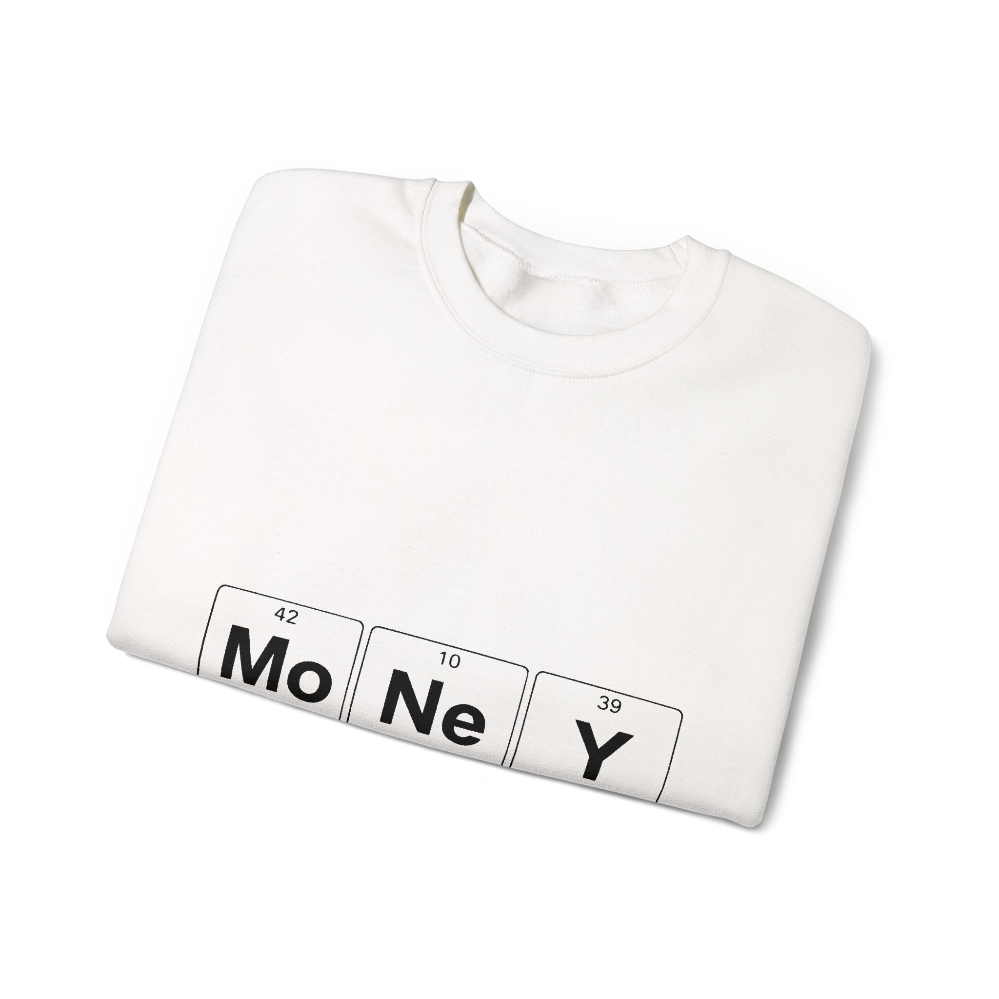 Money Periodic Table Sweatshirt – Soft Fleece Crewneck, Finance Science Graphic Unisex Pullover 2 Money Periodic Table Sweatshirt – Soft Fleece Crewneck, Finance Science Graphic Unisex Pullover - Image 1