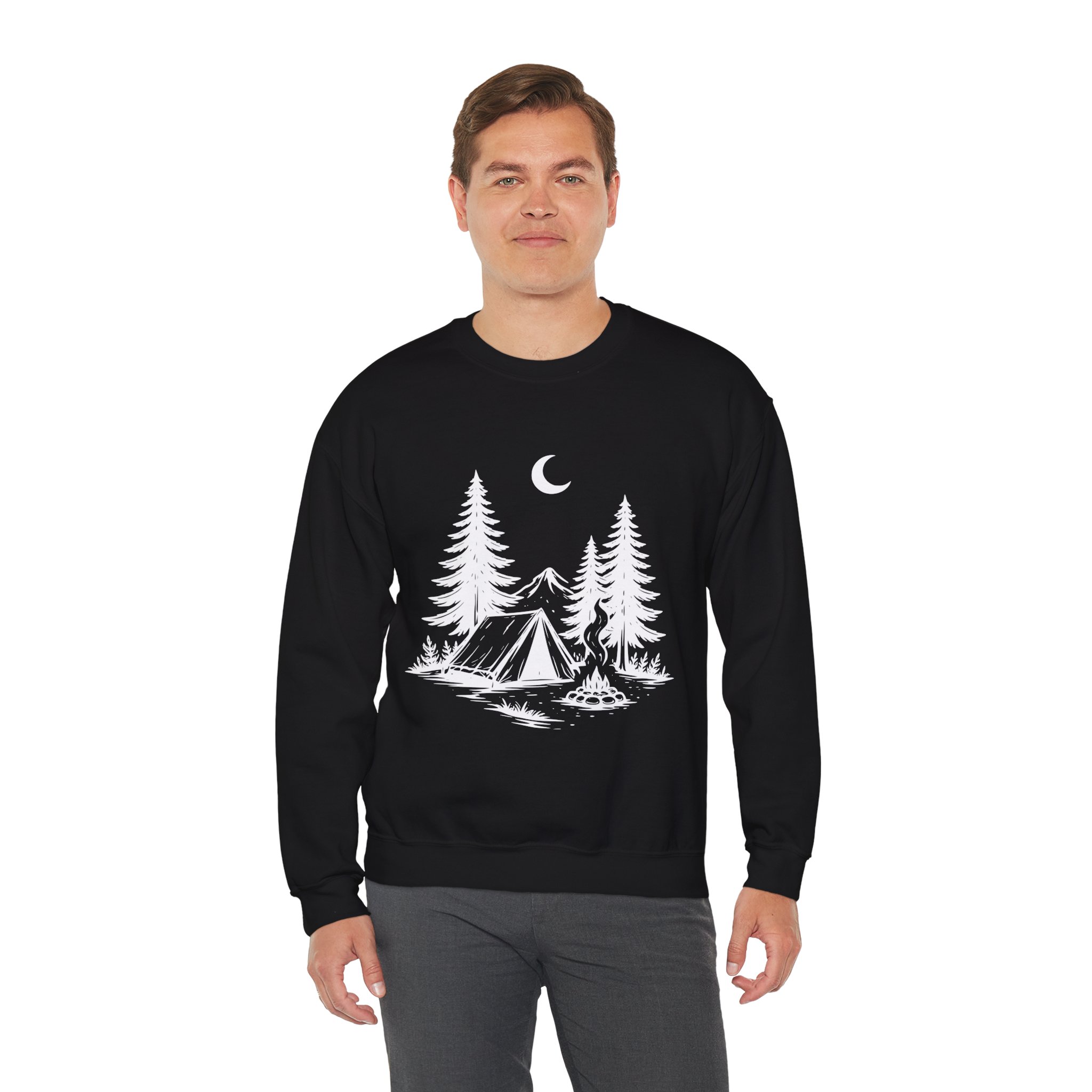 Nature Camp Sweatshirt – Soft Fleece Unisex Crewneck, Outdoor Camping Nature Graphic Pullover 10 Nature Camp Sweatshirt – Soft Fleece Unisex Crewneck, Outdoor Camping Nature Graphic Pullover - Image 9