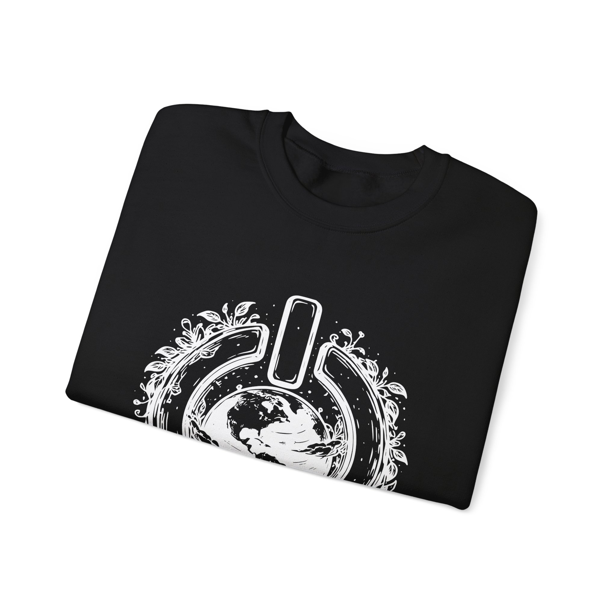 Nature Power Sweatshirt – Soft Fleece Unisex Crewneck, Minimal Nature Energy Graphic Cozy Pullover 8 Nature Power Sweatshirt – Soft Fleece Unisex Crewneck, Minimal Nature Energy Graphic Cozy Pullover - Image 7