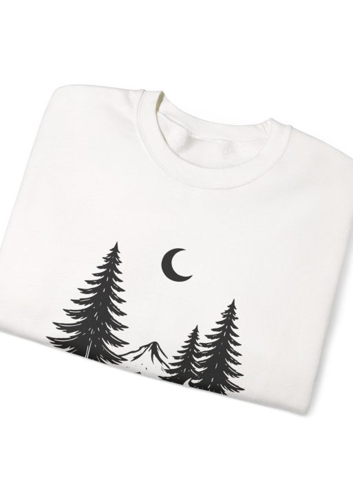 Nature Camp Sweatshirt – Soft Fleece Unisex Crewneck, Outdoor Camping Nature Graphic Pullover