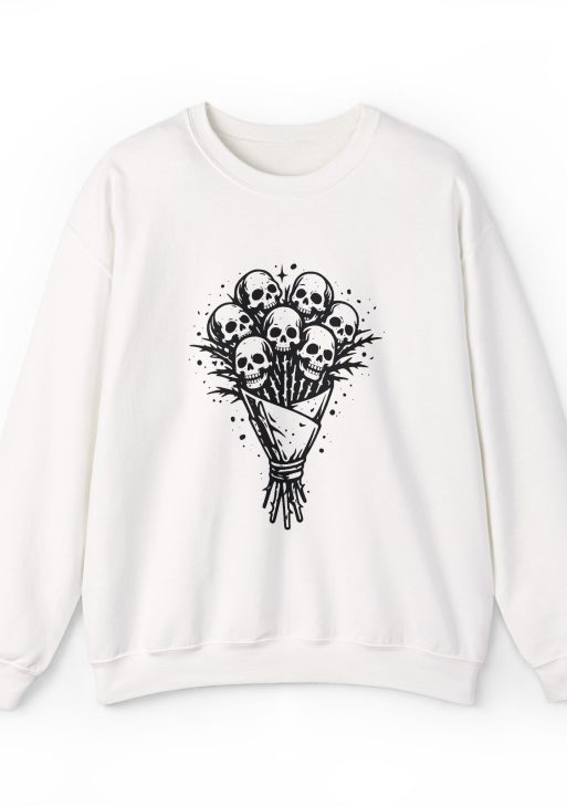 Love Bouquet Valentine’s Day Sweatshirt – Romantic Floral Love Design, February 14 Gift for Couples Unisex Crewneck